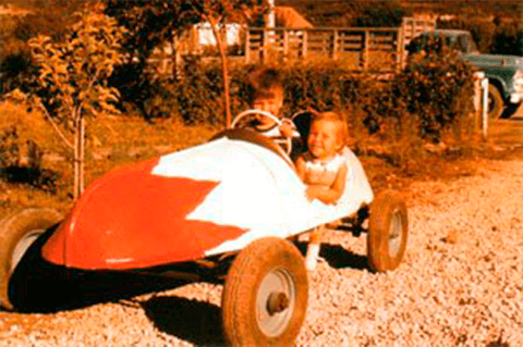 Carlos Verdugo en su primer auto